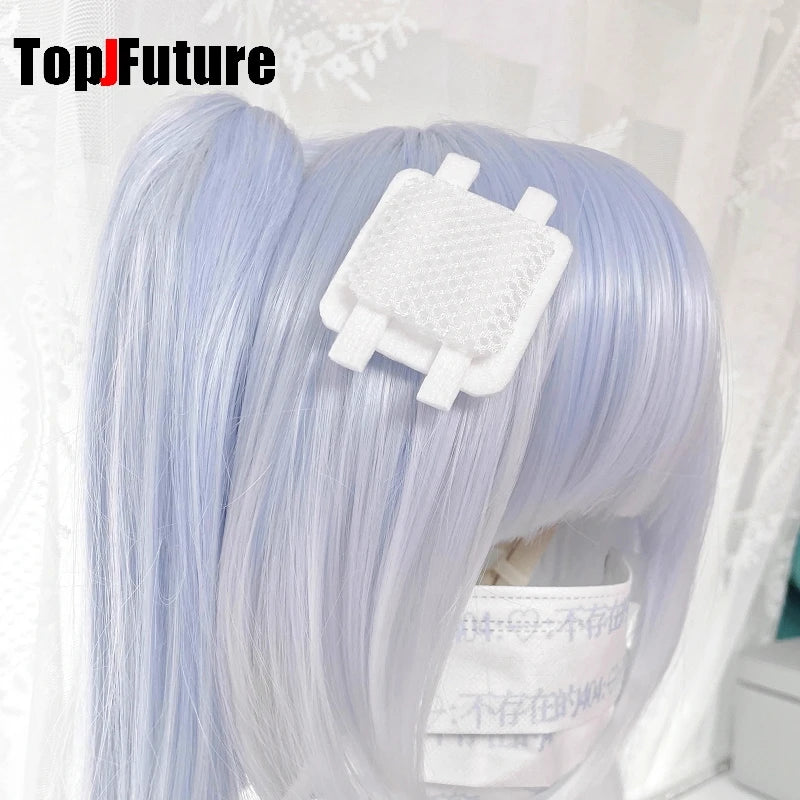 Y2K Girl Harajuku Gothic Lolita Sick Subculture Medical Series White Bandage Mesh Medical Band Aid Hair Clip Hairgrips Hairpin