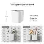 New DIY Pegboard Accessories Hanging Shelf Storage Hooks Wall Organizer No Punching Crafts Organization For Garage Kitchen Room