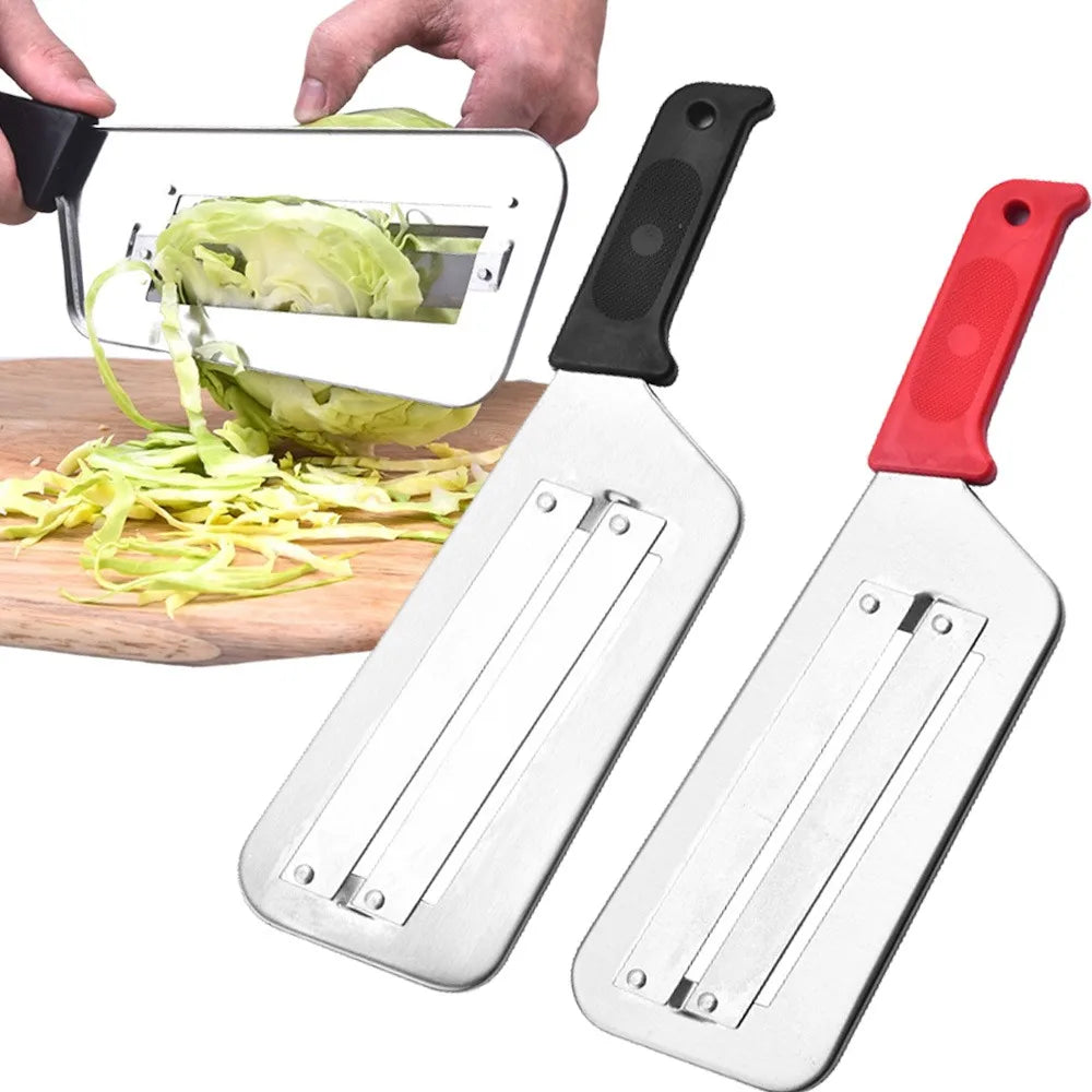 Cabbage Kitchen Knife Stainless Steel Dual Blades Peeling Tool Kitchen Vegetable Fruit Cutter Slicer Chopper Household Gadgets