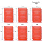 Hair Rollers Self Grip Hook Hair Curlers Heatless Roller Salon Dressing Curlers Jumbo Size Sticky Hair Styling Tools