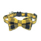 Pet Breakaway Cat Collar Bow Tie & Bell – Christmas Plaid