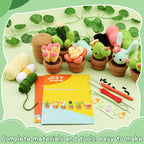 IMZAY Crochet Material Package Kit for Beginners with Step-by-Step Video Tutorial and Instructions Complete Crochet Supplies Set