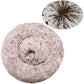 Round Plush Pet Bed for Large & Medium Dogs – Super Soft Cat Bed, Cozy Winter Warm Sleeping House
