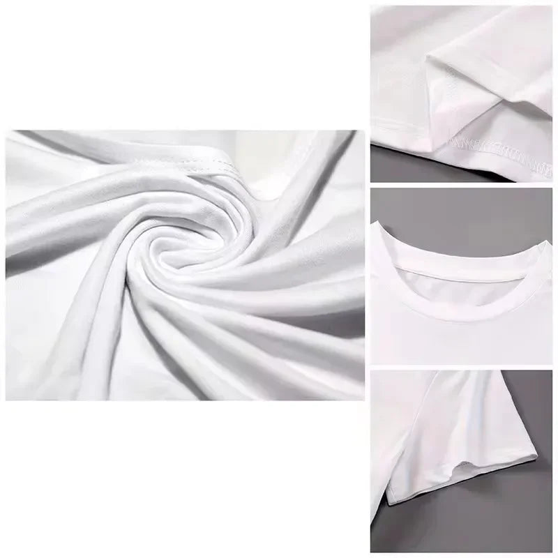 Camiseta holgada y bonita de estética Y2k para mujer camisetas informales con cuello redondo de dibujos animados japoneses