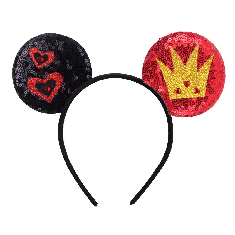 2026 Latest Fashion Ear Headband Sequin Bows For Girl Adult Kids Halloween Party Cosplay Hair Accessories Princess Hairband