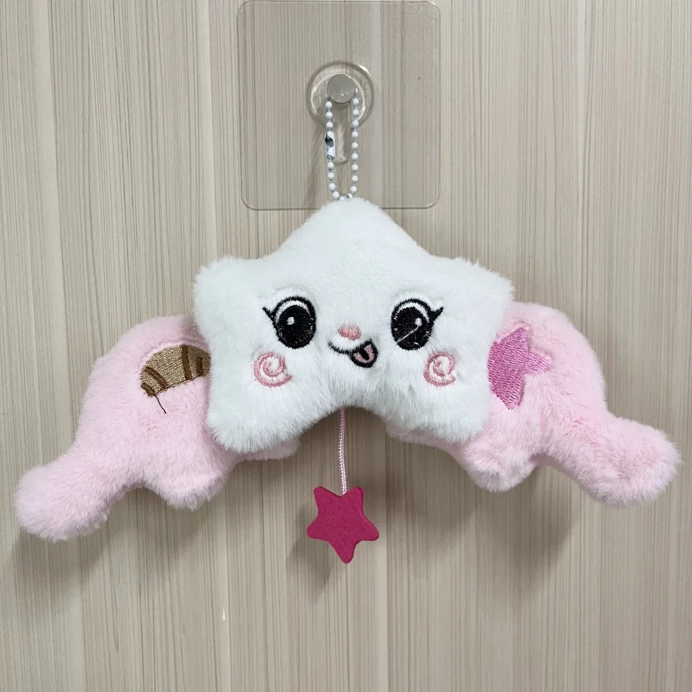 1PC Star Pendant Key Chain Doll Album Plush Pendant Doll School Bag Decoration Gifts