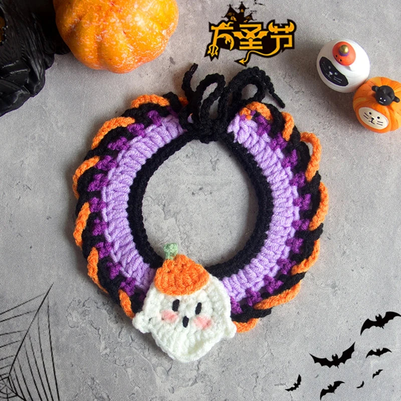 Halloween Cat Collar – Scarf Costume for Pets
