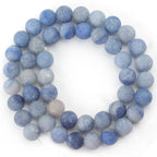 Natural Stone Beads Lapis Lazuli Round Loose Stone Beads For Jewelry Making DIY Bracelet Earrings Accessories 15'' 4/6/8/10/12mm