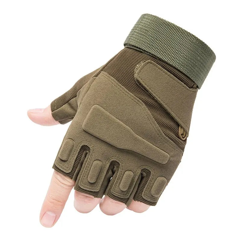 Outdoor Tactical Gloves Sport Gloves Half Finger Men Women Combat Shooting Hunting Fitness Fingerless Gloves