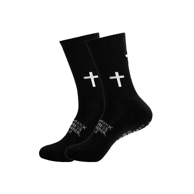 New Men Women Sports Football Socks Tube Wear-resistant Non-slip Outdoor Sports Cycling Socks Soccer Basketball Socks