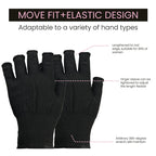 1 Pair Men's and Women's Multifunctional Half Finger Gloves Wear Resistant Knitted Wrist Protection Gloves