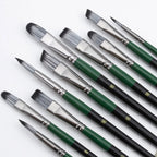 Yutiars Professional Artist Paint Brush Set - 6/24 PCS, Nylon Bristles for Watercolor, Acrylic, Oil Painting, Crafts & Face Body