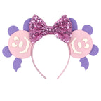 2026 Latest Halloween Cobweb Ears Headband Women Festival DIY Mouse Hairband Kids Party Villains Cosplay DIY Hair Accessories