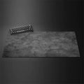 Gray Mouse Pad – Large & Small Overlocked XXL Desktop Keyboard Table Pad, Gaming Desk Mat for PC & Computer Accessories