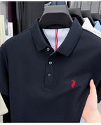 Men's 100% Cotton Polo Shirt – Short Sleeve Casual Golf & Business Shirt