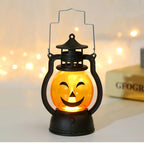Halloween LED Pumpkin Lantern Hanging Ghost Light Retro Decor