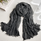 Ruins Style Unisex Steampunk Hip Hop Cotton Linen Scarf Retro Apocalyptic Scarves Techwear Capes Outdoor Tactical Shawl