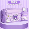 Sanrio Series Pencil Case Kuromi Cartoon Animation Good-Looking Large Capacity Children Pencil Storage Stationery Box Wholesale