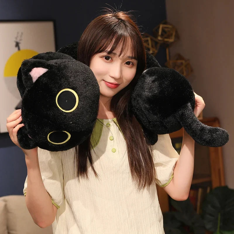 Long Cat Caterpillar Plush Toy – Soft Stuffed Pillow Cushion