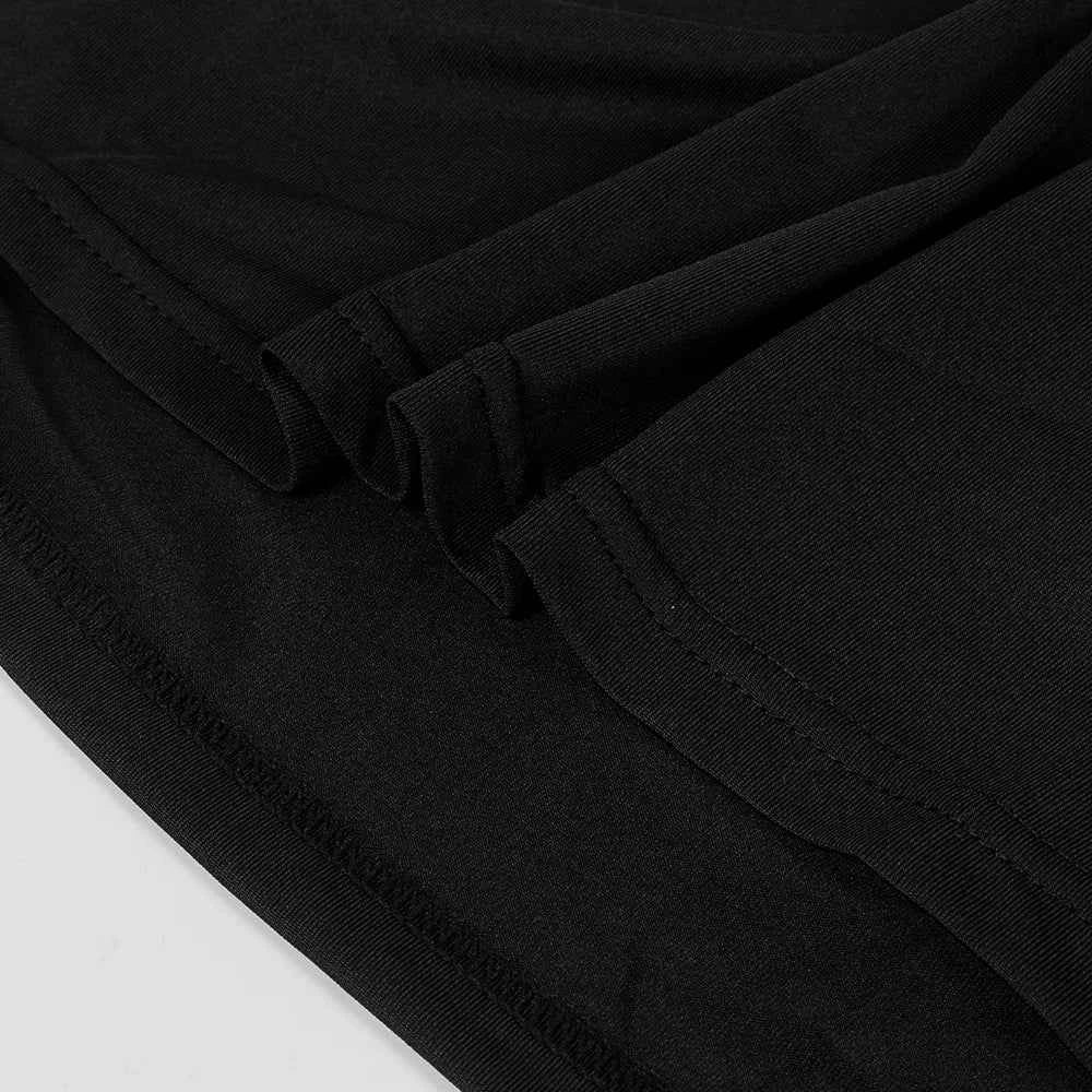 Mens Bodybuilding Sports Tight T-shirt Summer Compression Turtleneck Short Sleeve Gym Fitness Running Quick Dry Male Workout Top