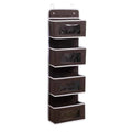 1pc Four-layer Storage Bag Door Hanging Fabric Organizer Bag For Sundries Items Underwear Socks