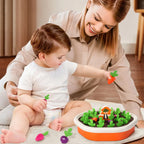 Montessori Pull Radish Carrot Harvest Matching Toy for Kids Fun