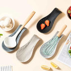 Silicone Kitchen Spoon Holder Tray for Spatulas and Cooking Utensils