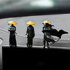 Decorative 50mm Resin Mini Figurines Ancient Sino-Japanese Samurai Warriors Office Cubicle Home Desktop Car Interior Model Gifts