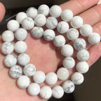 Natural Stone Beads Lapis Lazuli Round Loose Stone Beads For Jewelry Making DIY Bracelet Earrings Accessories 15'' 4/6/8/10/12mm