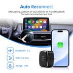 NEW 2in1 Wireless CarPlay AI Mini Android Auto Box Plug&Play Automatic Connection Compatible with 99% of Cars For Car Radio