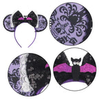 2026 Latest Fashion Ear Headband Sequin Bows For Girl Adult Kids Halloween Party Cosplay Hair Accessories Princess Hairband
