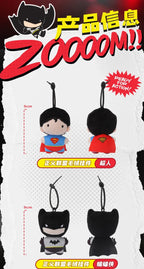 DC Justice League Plush Keychain Superhero Bag Charm