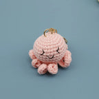 Ocean Series Animal Doll Crochet Keychain Handmaking Knitted Tropical Fish Keyrings Crochet Shark Doll Keychain Custom Accessory