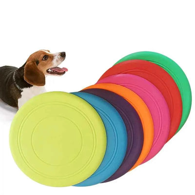 Silicone Flying Disc Dog Toy for Interactive Fetch and Outdoor Play