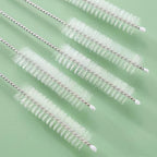Drinking Straw Cleaning Brush Kit Reusable Tube Pipe Cleaner Nylon Stainless Steel Long Cleaning Brushes for Baby Cup Bottles