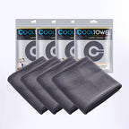 4pcs Cooling Towels (35.4 * 11.8 Inches), Soft Breathable Sports Towel For Outdoor, Gym, Yoga, Exercise, Camping, Fitness, Runni