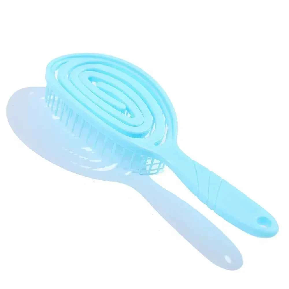 Relaxing Elastic Massage Comb Portable Hair Brush Massage Brush  Brushes Head Combs Scalp Massage Brush Wet And Wavy Bundl