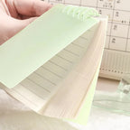 80 Sheets Binder A7 Loose-Leaf Notebook Horizontal Line Inner Page Style Note Set Stationery School Office Supplies