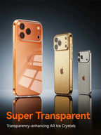 Joyroom Case For iPhone 17 16 Pro Max Case Crystal Transparent PC Anti-Yellow Lens Protection Cover For iPhone 17 Pro Max Case