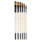 6pcs Artist Paint Brushes Set Artist Paintbrushes For Acrylic Oil Watercolor Acrylic Painting For Body Face Rock Canvas