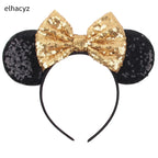 2026 Chic Embroidery Sequin Ears Headband Classical DOT Bow Hairband For Girls Women Party Head Wear Kids DIY Hair Accessories