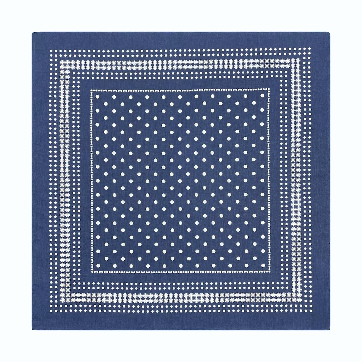 Navy Blue Cashew Hip Hop Cotton Square Bandana Scarf Riding Headband Paisley Gifts For Men Unisex