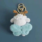 Funny Sheep Crochet Keychain Cute Animal Bag Charm