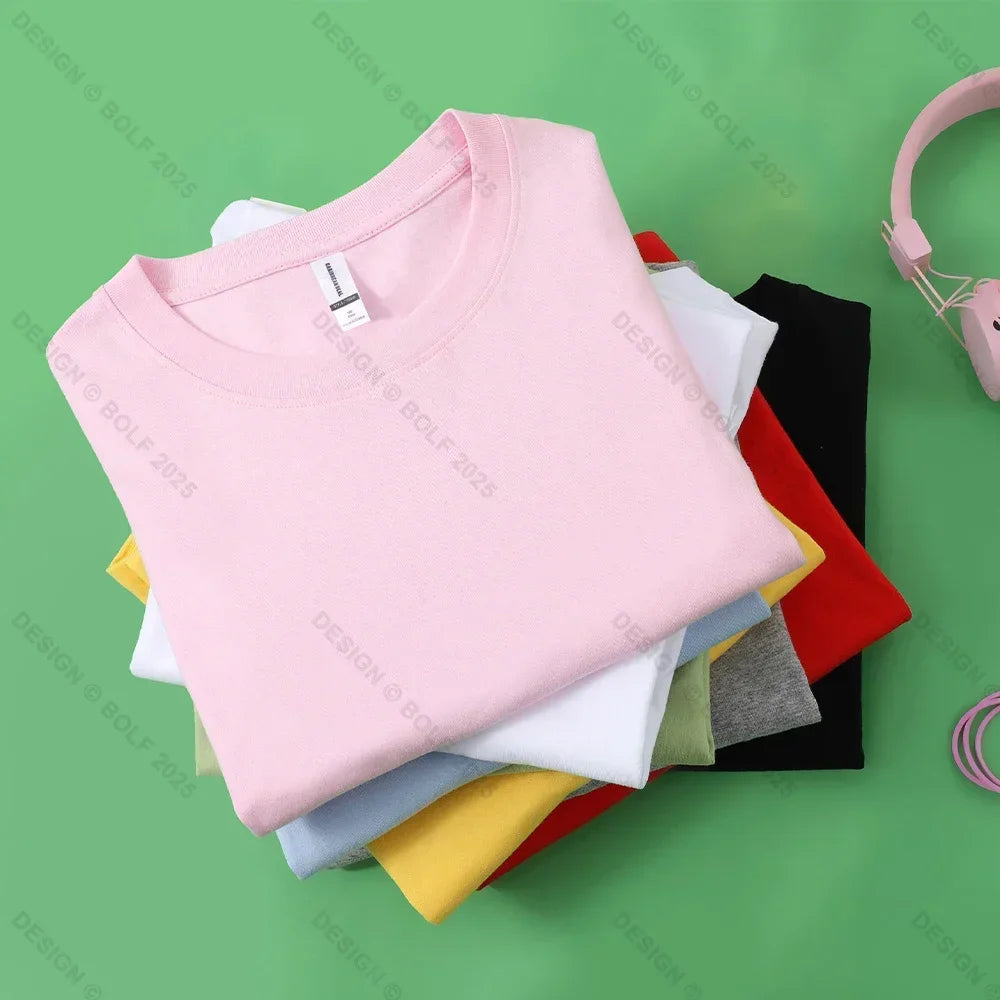 I'm Fine Funny Printed Men's T-Shirt 100% Cotton Oversized Minimalist Cartoon Graphic Tees for Women Tops Tees Streetwear