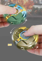 New creative decompression  drop resistant fingertip Rotational gyroscope mechanical deformation robot children's toy Boy Gift