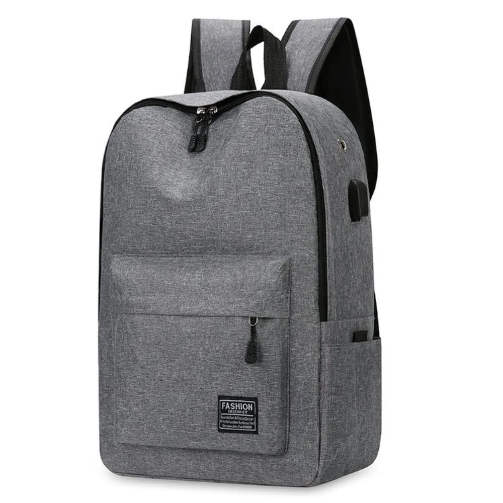 Trendy Men's Minimalist Backpack Versatile Backpack Large Capacity Student Backpack Computer Travel Bag Washable  Backpack