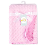 Newborn Baby Blanket Warm Fleece Thermal Soft Stroller Sleep Cover White Pink Beanie Infant Bedding Swaddle Wrap Kids Bath Towel