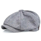 Retro Newsboy Octagonal Beret Cap for Classic Casual Style