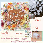 6 Artificial Dandelion and Chrysanthemum Ball Bouquets - Perfect for Home, Office, Coffee Shop, Garden Party, Wedding Decoration