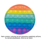 Silicone Rubber Anti Anxiety Stress Relief Push Pop Bubble Rainbow Pumpkin Ghost Fidget Toys Squeeze The Toy for Kids Adults